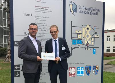 St. Georg Klinikum Eisenach ist Partnerklinik von  "Wir für Gesundheit" (Mario Senenko und Simon Krämer)
